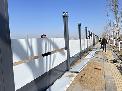 装配式围挡案例图片3 装配式围挡案例图片3